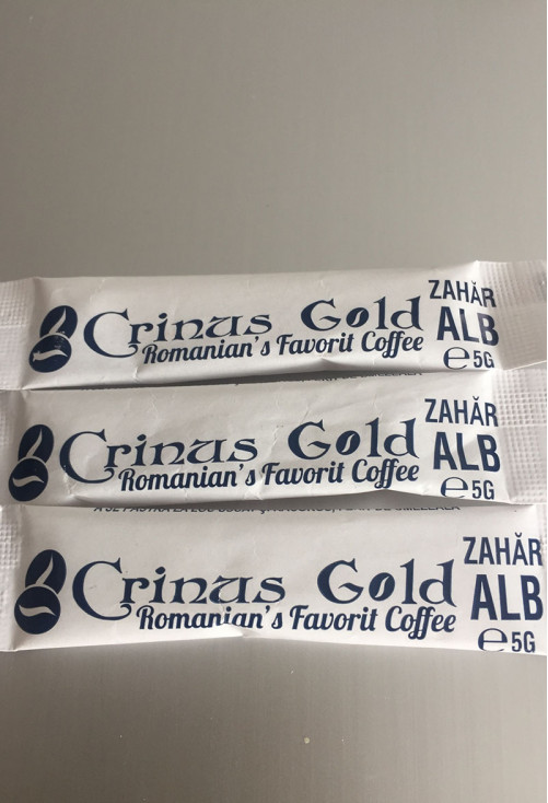 Zahăr Crinus Gold 100 Pliculețe
